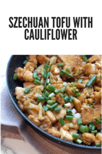 Szechuan Tofu with Cauliflower
